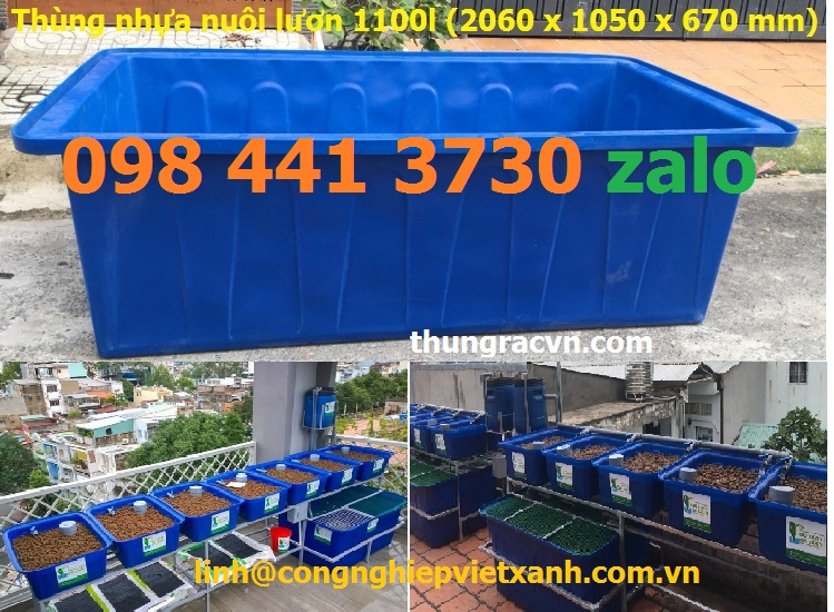 Thùng nhựa nuôi lươn 1100 lít Thung-nhua-nuoi-luon-1100-lit-chu-nhat
