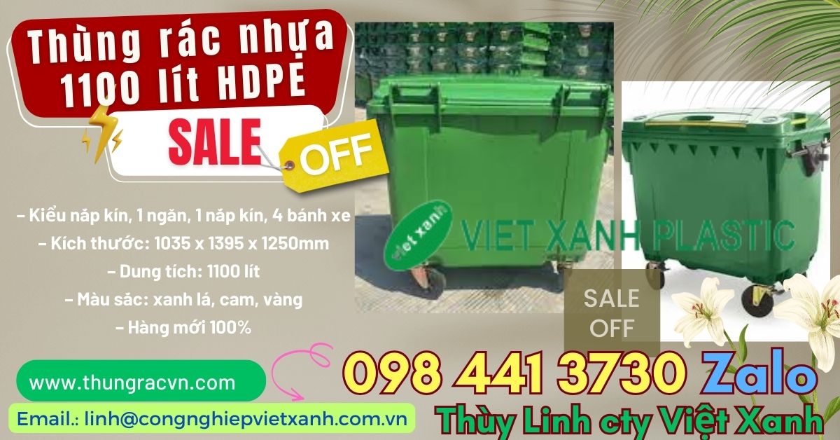 Topics tagged under thùng-rác-hdpe on Rao vặt 24 - Diễn đàn rao vặt miễn phí | Đăng tin nhanh hiệu quả Thung-rac-nhua-1100-lit-hdpe-xanh