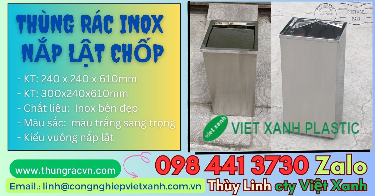 Thùng rác inox vuông nắp lật chữ nhật Thung-rac-inox-nap-lat-vuong-chu-nhat-3
