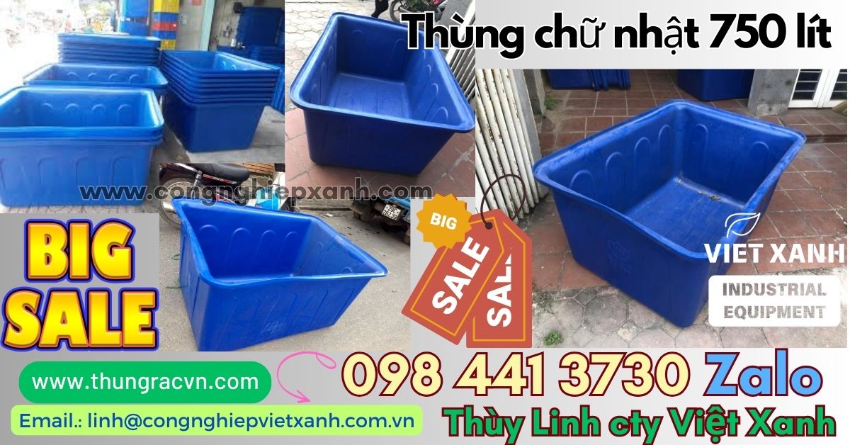 Thùng nhựa cho nuôi thủy sản