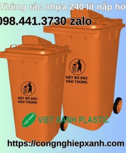 Thung-dung-rac-240-lit-nap-ho-mau-cam