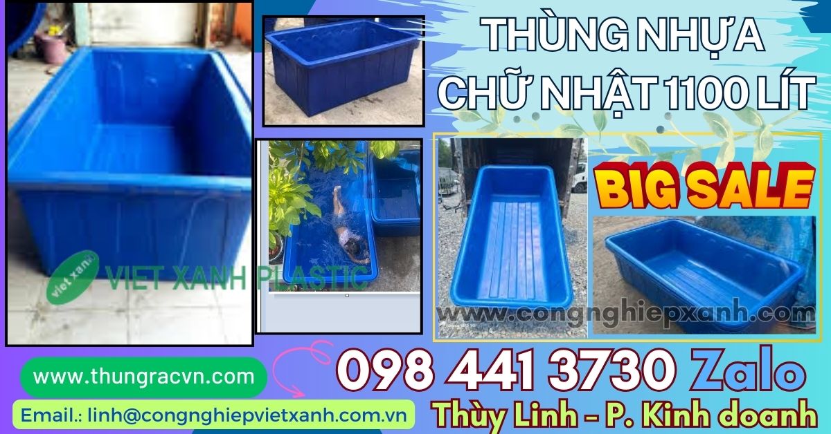 Thùng nhựa Việt Xanh Plastic