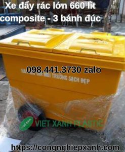 Thung-rac-nhua-660-lit-composite-3-banh-duc