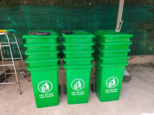 Thùng rác nhựa HDPE