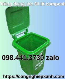 Thung-dung-rac-60-lit-composite-xanh-1